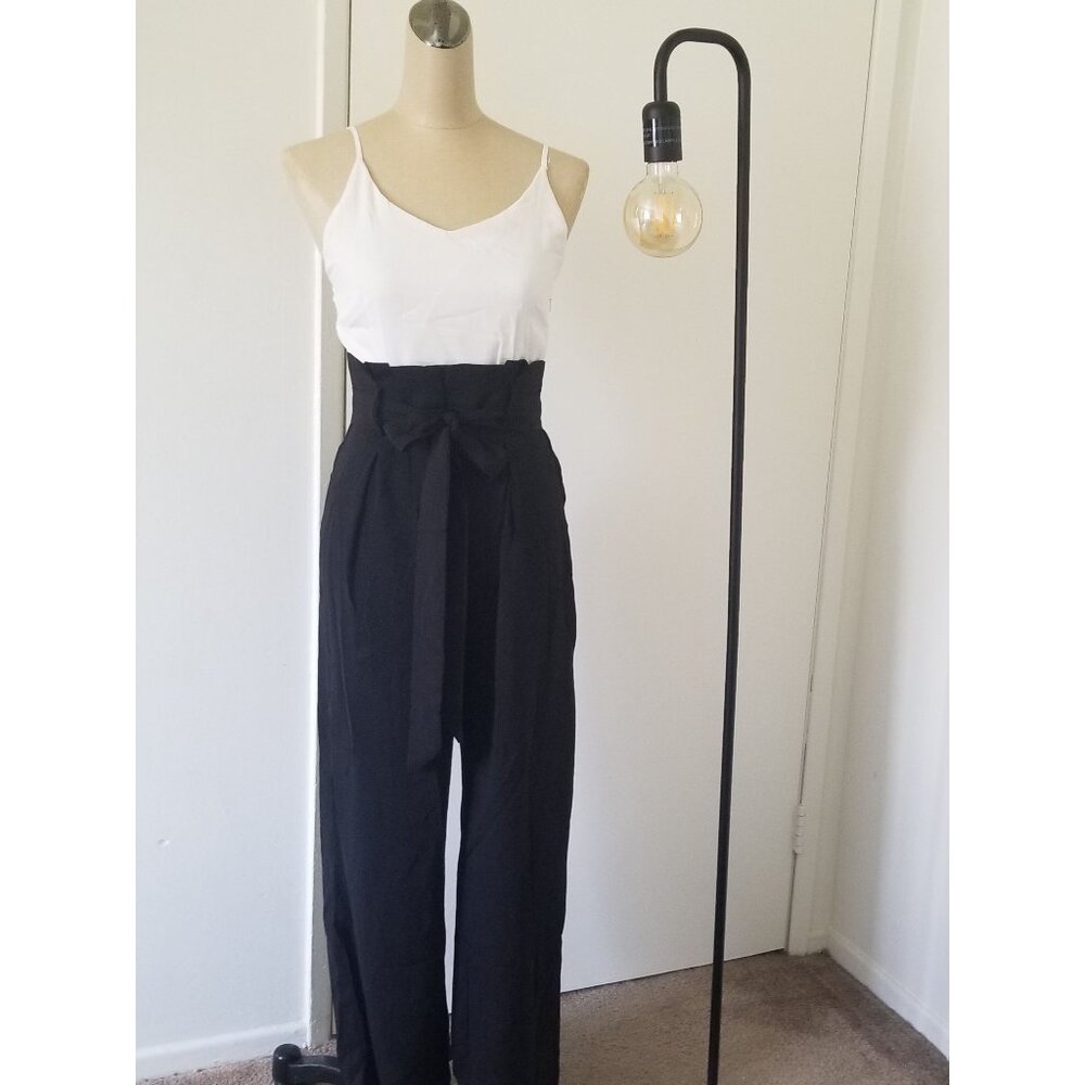 JUMPSUIT // BLACK AND WHITE